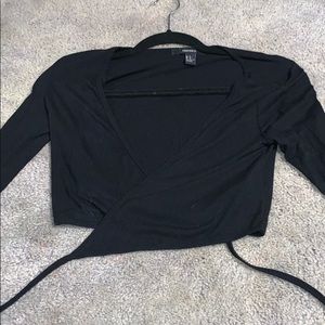 Forever 21 wrap crop top